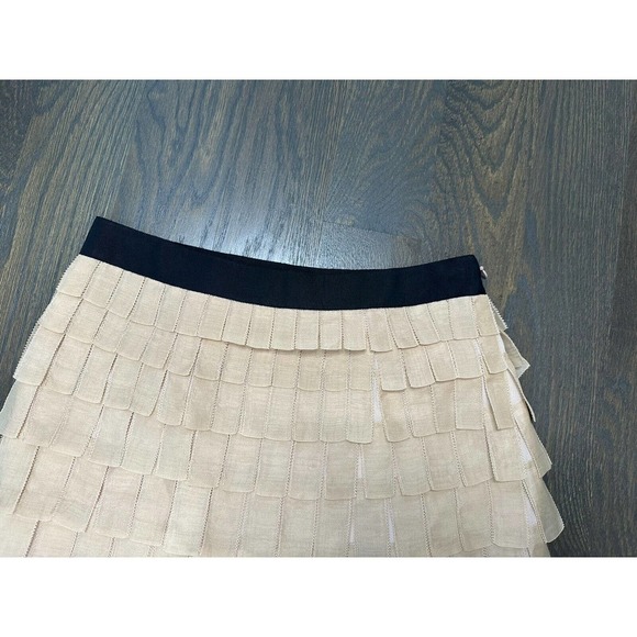J Crew Collection Tiered Silk Tan Short Skirt~ 4 - Picture 4 of 4
